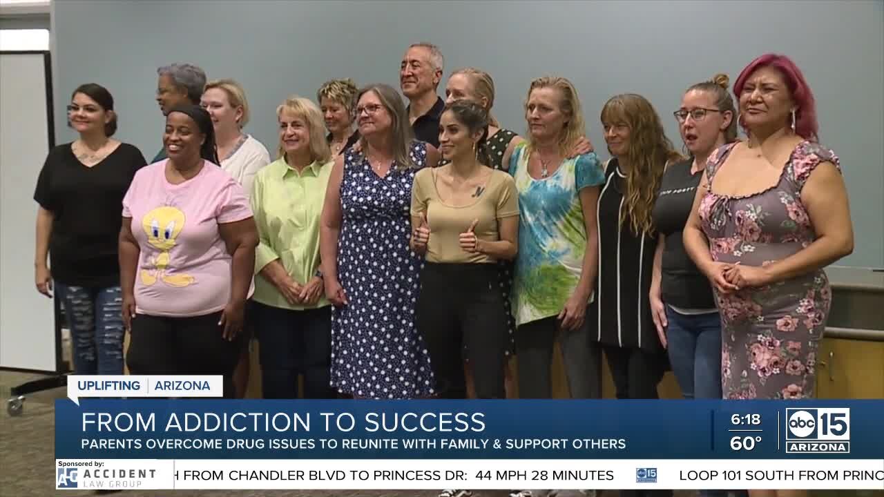 Parents overcome addiction to reunite with family