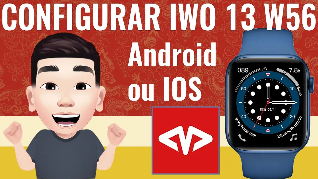 COMO CONECTAR SMARTWATCH IWO 13 W56 (MActive)