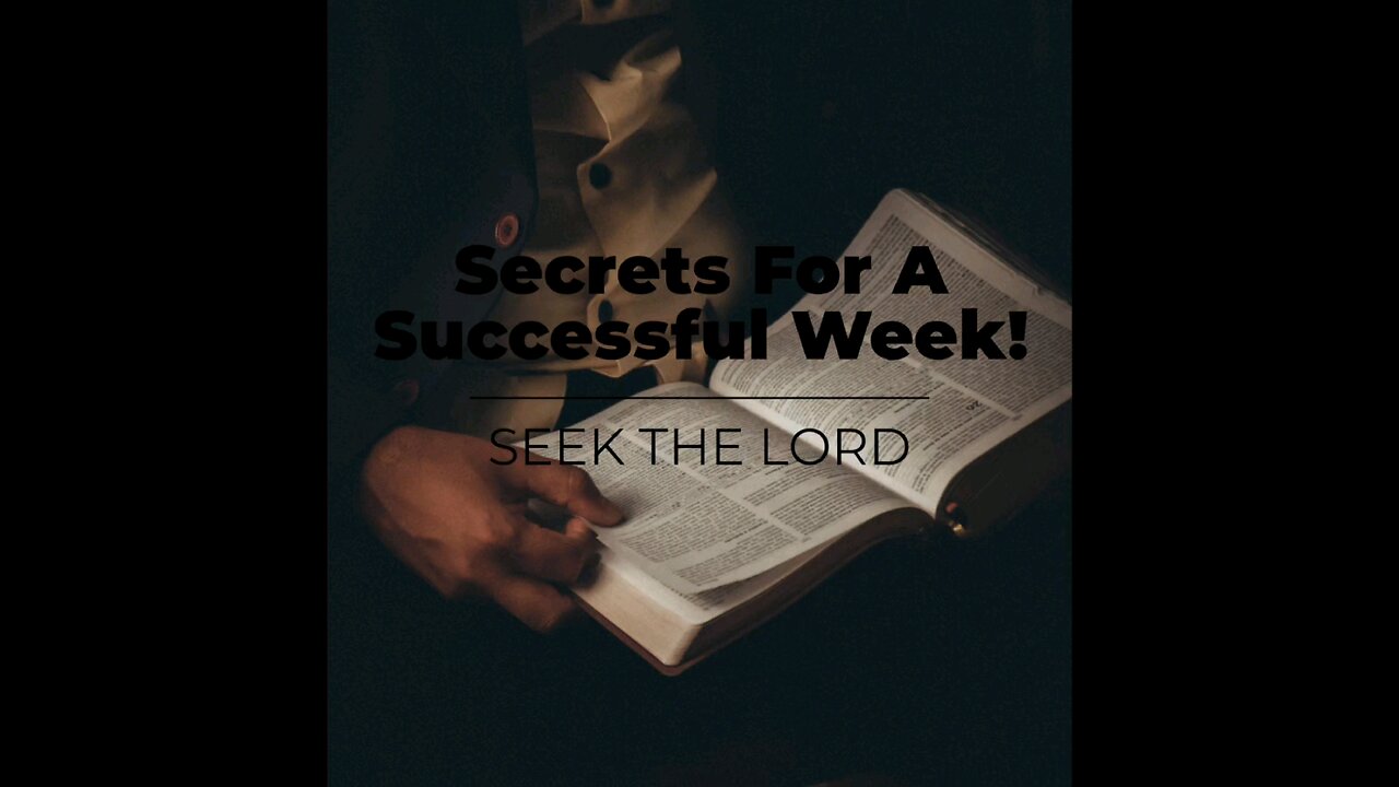 Secrets For Successful Week||Psalm 9:10 #bibleverse #success #christianmeditation