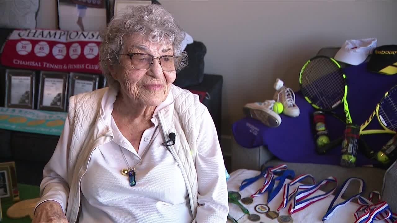 Lakewood woman, 96, reflects on past as tennis champ, burlesque dancer