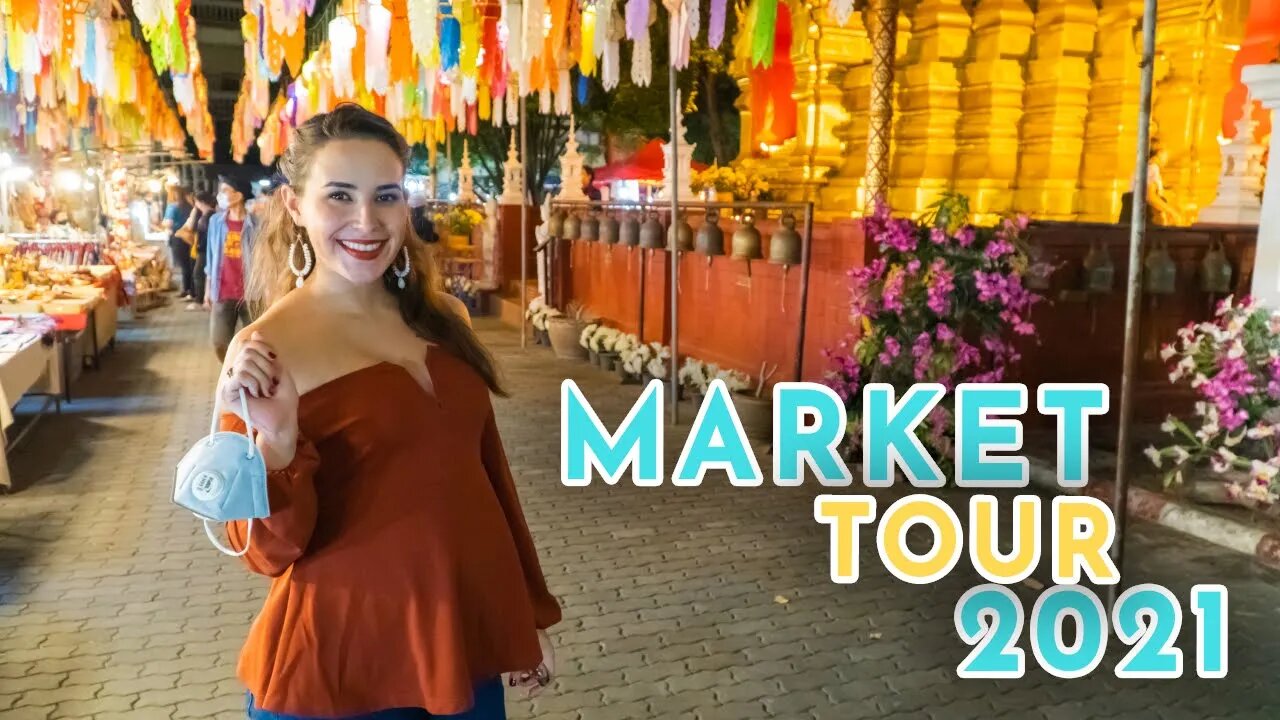 BEST Market in Chiang Mai 2021 | Chiang Mai Sunday Night Market & Walking Street | Thailand 2021