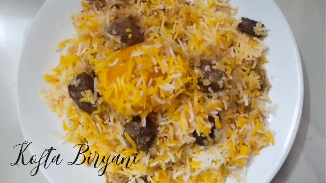 HOW TO MAKE KOFTA BIRYANI | UNIQUE AND AUTHETIC BIRYANI | KOFTA BIRYANI RECIPE IN HINDI | FOOD COURT