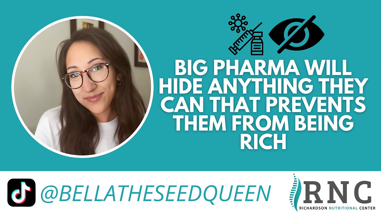 Big Pharma will hide anything they can that prevents them from being rich