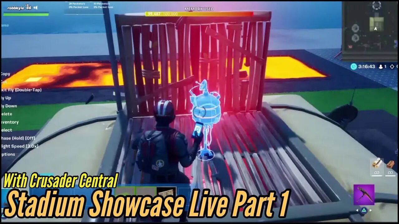 Fortnite springfling stadium showcase Live - Part 1