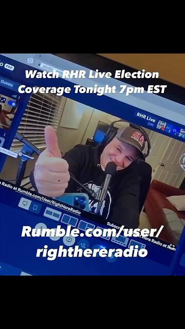 Watch Right Here Radio's Live Election Night Coverage Starting at 7pm EST!