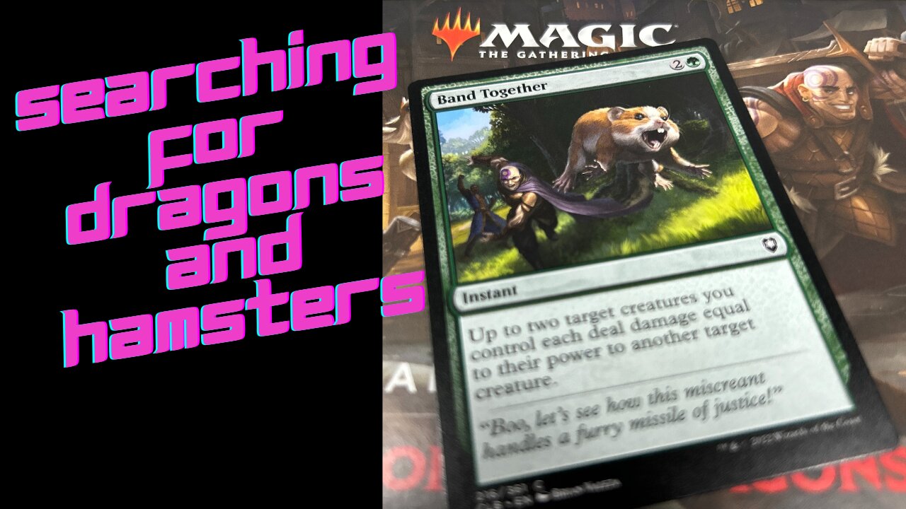 Searching for Dragons and Hamsters in MTG Baldurs Gate Box Opening