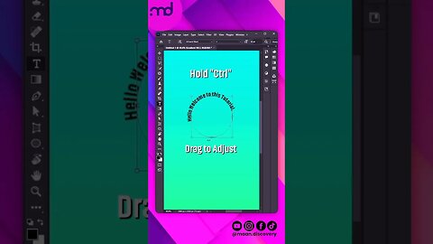 Text on Path | Photoshop Tutorial #texttool #photoshop