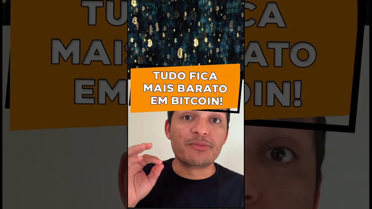 Tudo fica mais barato ao poupar em Bitcoins!