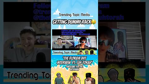 Getting DUMMY RACKZ #thefloridajhit #interviewshorts #floridarapper