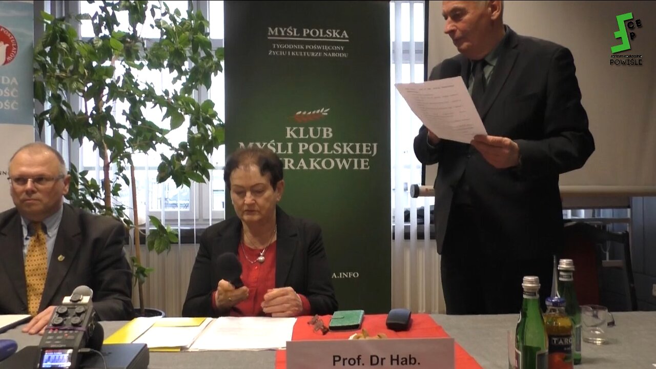 Kontrowersje w/s Jana Pawła II - m.in.: Żydzi, Masoni, USA, UE - prof. Anna Raźny & red. Rafał Mossakowski - spotkanie Klubu Myśli Polskiej w Krakowie 19.04.2023