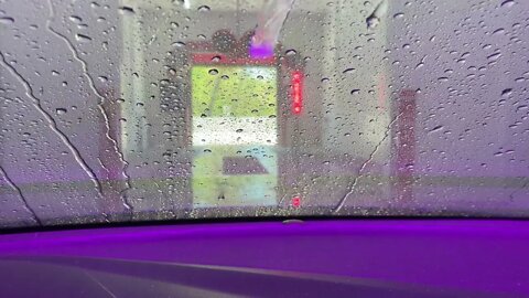 Working at the car wash