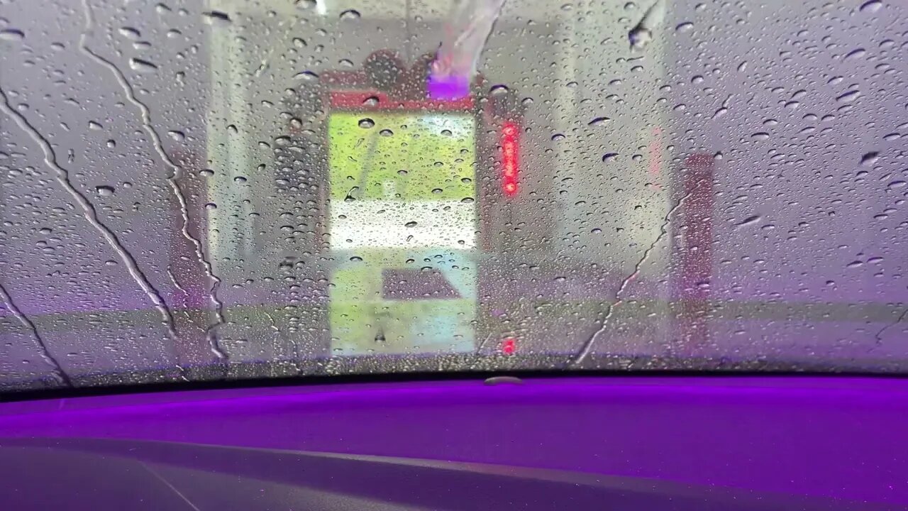 Working at the car wash