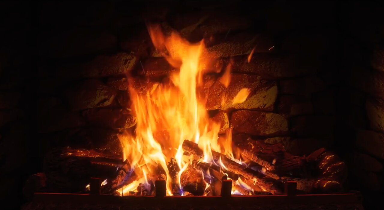 The Best 4K Relaxing Fireplace with Crackling Fire Sounds 8 HOURS No Music 4k UHD TV Screensaver