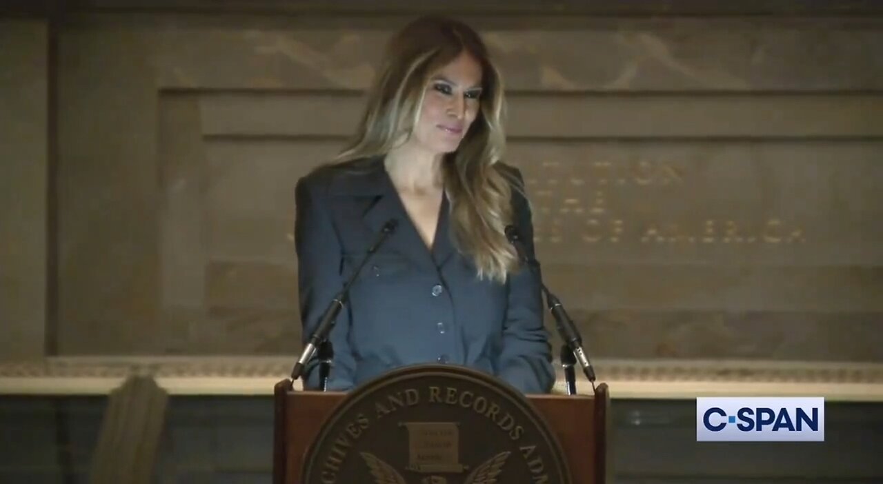 Melania Trump Welcomes New American Citizens in POWERFUL Speech