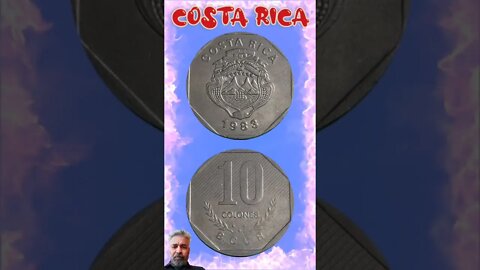 Costa Rica 10 Colones 1983.#shorts #education #coinnotesz