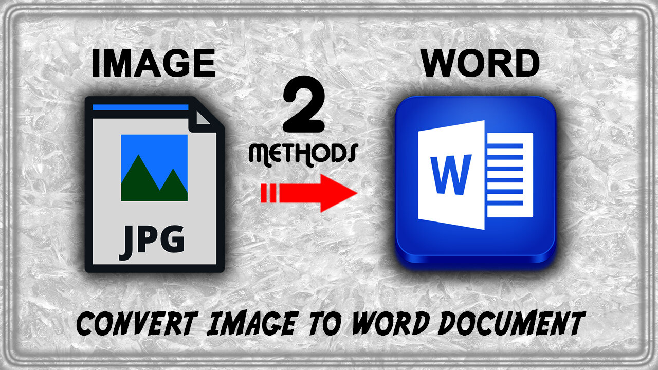 How To Convert Image To Word Document