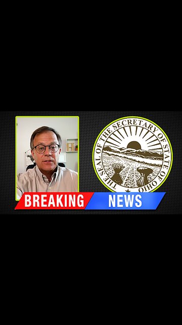Breaking News out of Ohio Secretary of State's Office
