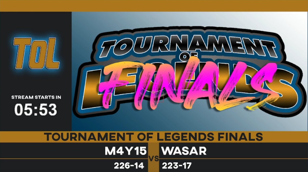 Tournament of Legends finale! M4Y15 vs WASAR replay! - DC Legends
