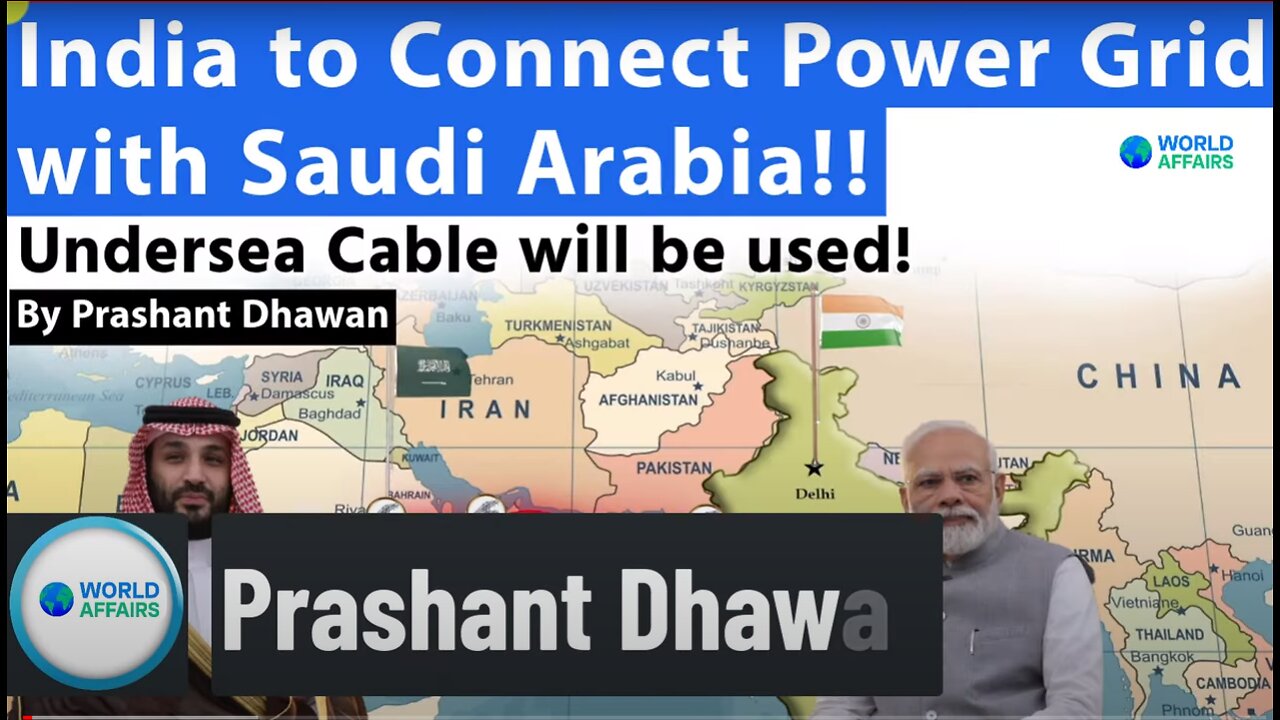 India's most insane project with Saudi Arabia | Undersea Cable to Connect POWER Grids!