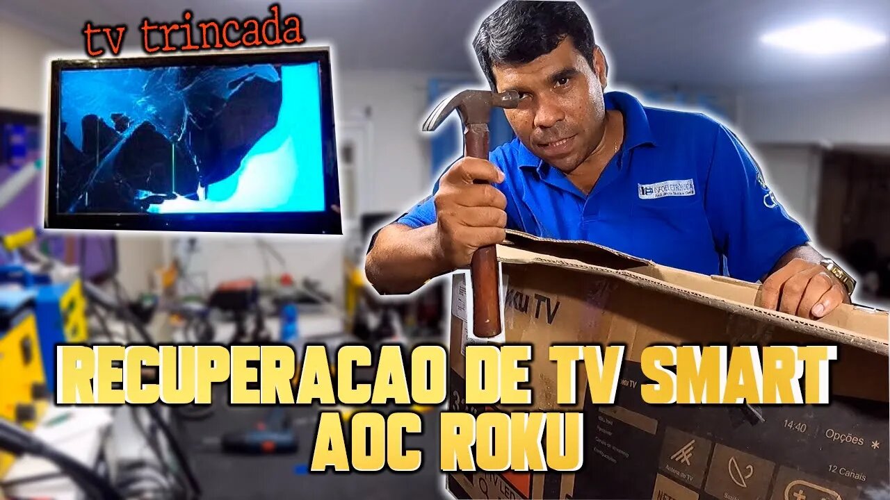 Recuperação de tv com tela quebrada (dica)