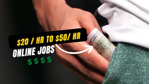 Check out these amazing online job opportunities paying $20 to $50 per hour
