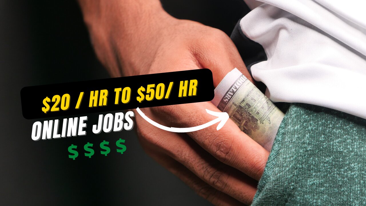 Check out these amazing online job opportunities paying $20 to $50 per hour
