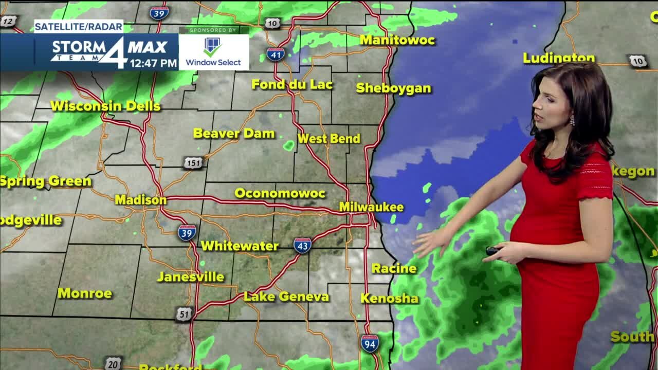 Temps hang in the 50s with chance for rain Wednesday