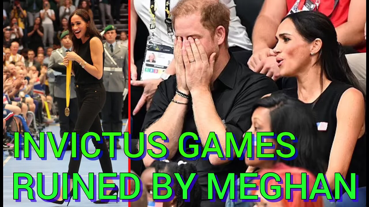 Meghan Markle CRASHES & HIJACKS the Invictus Games