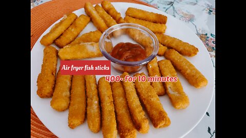 Air fryer fish sticks