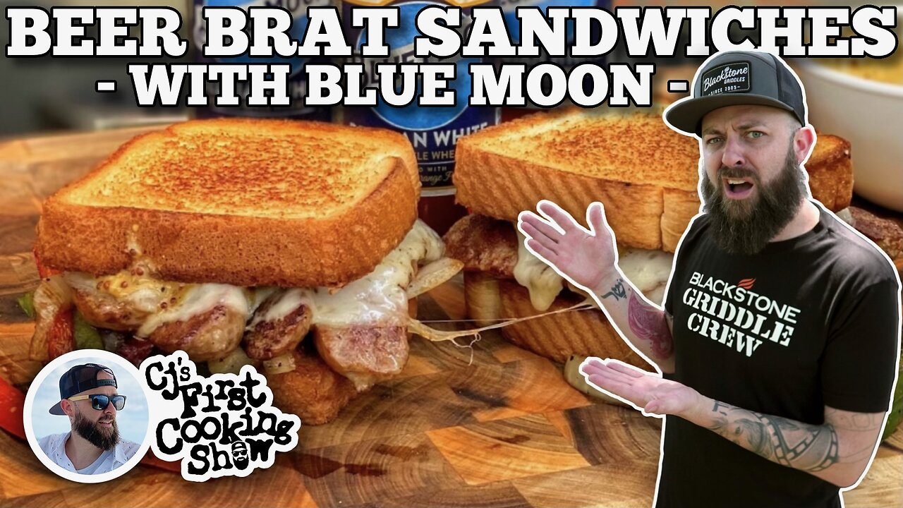 Blue Moon Beer Brat Sandwich | Blackstone Griddles