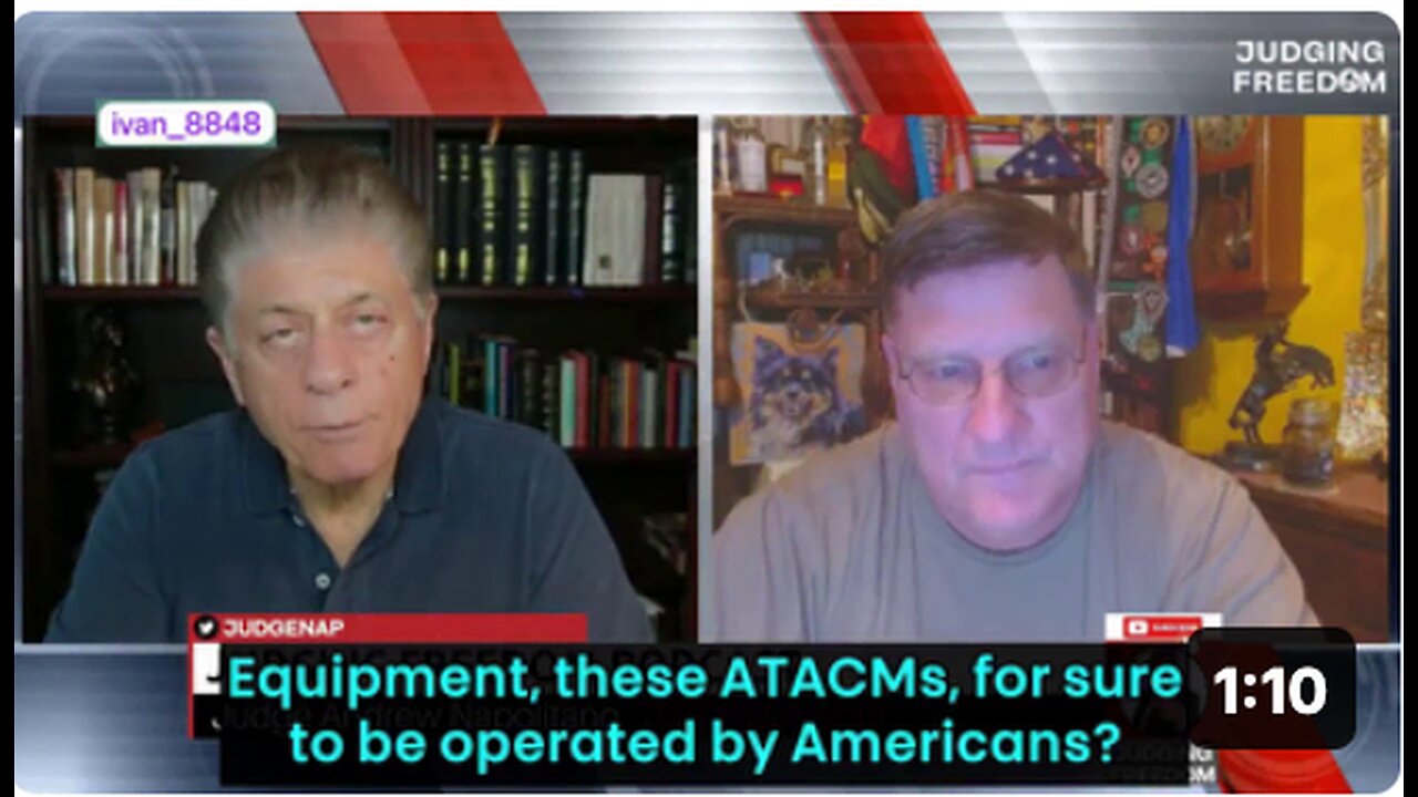 ATACMS - 100% it cannot be operated by anybody but the United States. - Scott Ritter