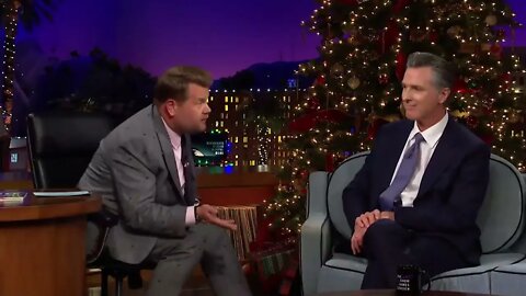 James Corden Roasts Governor Gavin Newsom | Ross Duh Boss