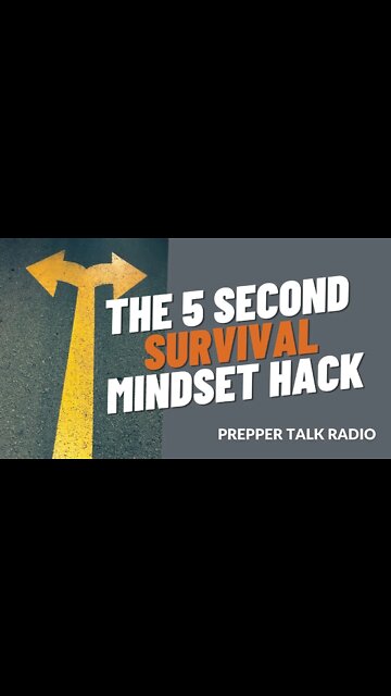 5 second survival hack inspired by Mel Robbins 5 second rule.