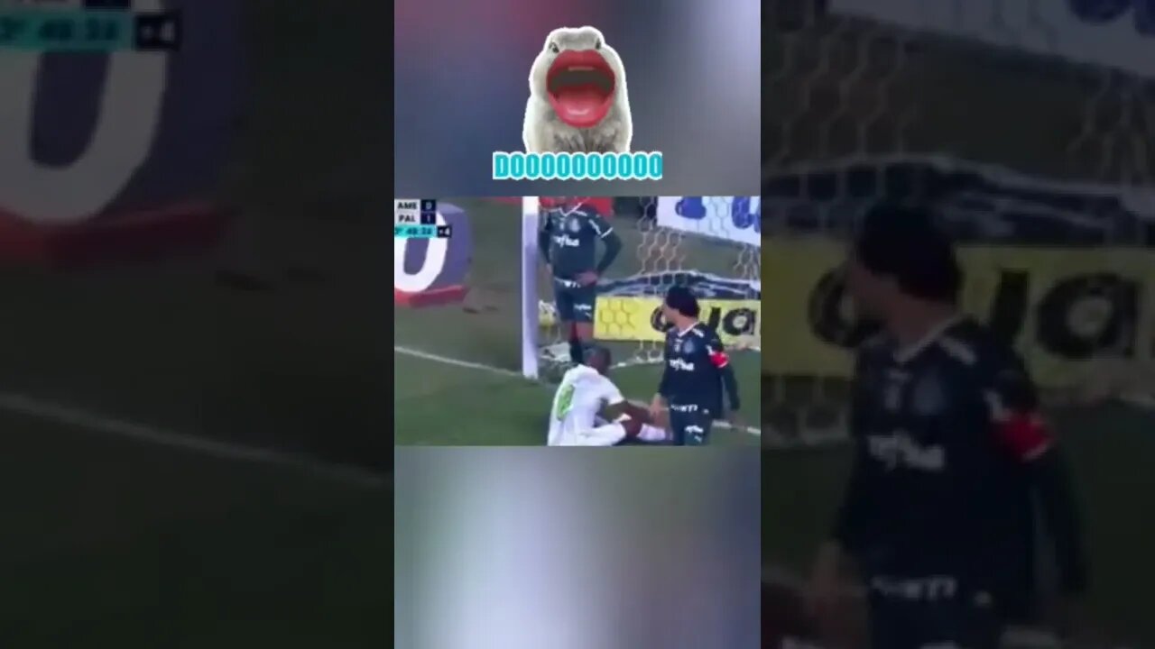 GOL PERDIDO PELO JUNINHO DO AMÉRICA -MG NO ÚLTIMO LANCE DO JOGO CONTRA O PALMEIRAS 😱😱😱#shorts