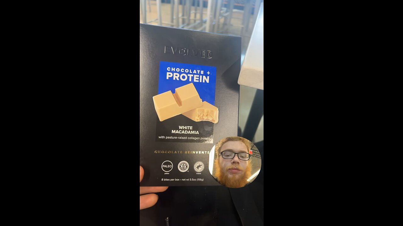5 Star product- Evolved White Mac Nut Chocolate Protein (1st reaction)