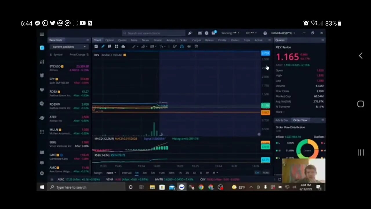 The revlon call everyone wish they heard. $Rev up some subs, we're doing hard DD and going lunara