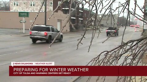 Tulsa prepares for first bout with winter weather season