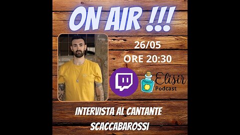 Ep.168 – Intervista al cantautore Scaccabarossi