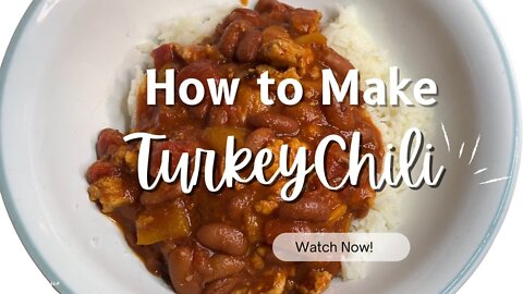 Homemade Turkey Chili - Slow Cooker