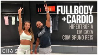 Treino FullBody + Cardio #8 | Hipertrofia em Casa com Bruno Reis