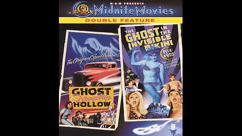 GHOST OF DRAGSTRIP HOLLOW 1959 & GHOST IN THE INVISIBLE BIKINI 1966 Teenage Thrills DOUBLE FEATURE