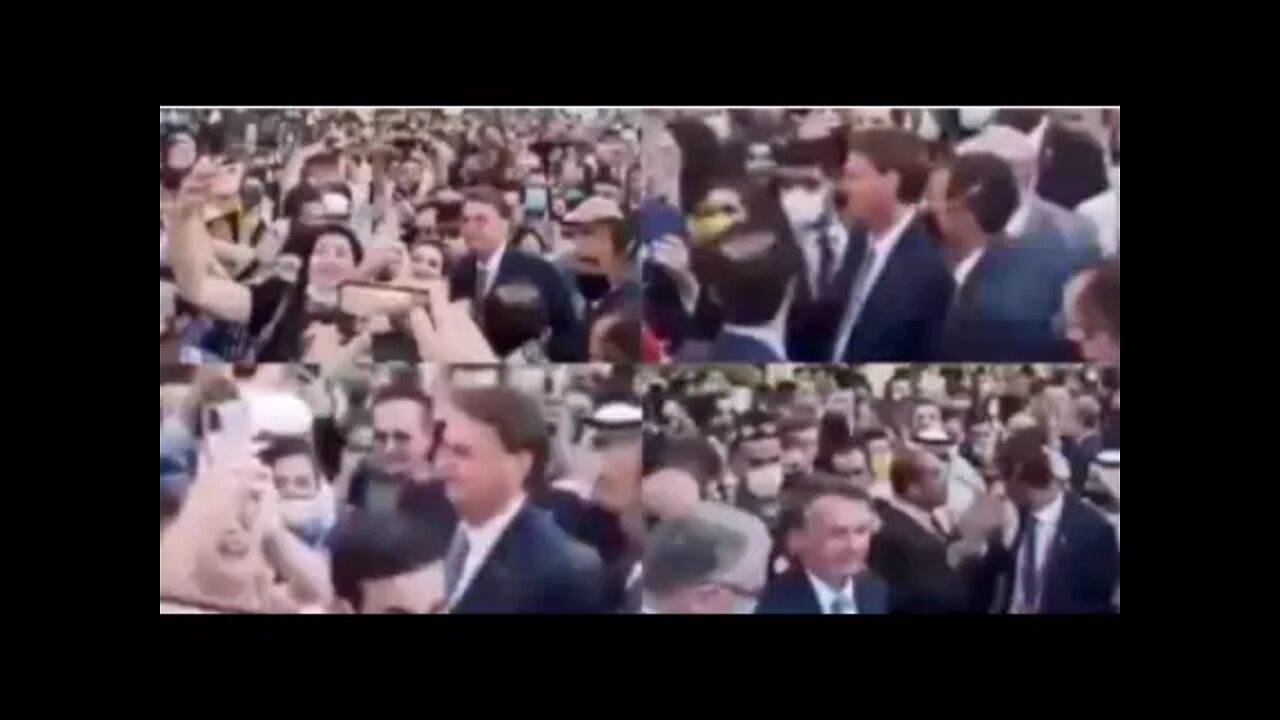 Em Dubai, multidão se une para se despedir de Bolsonaro