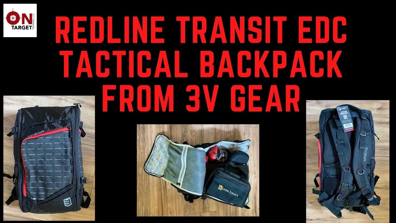 Ridgeline Transit Tactical Backpack from 3V Gear