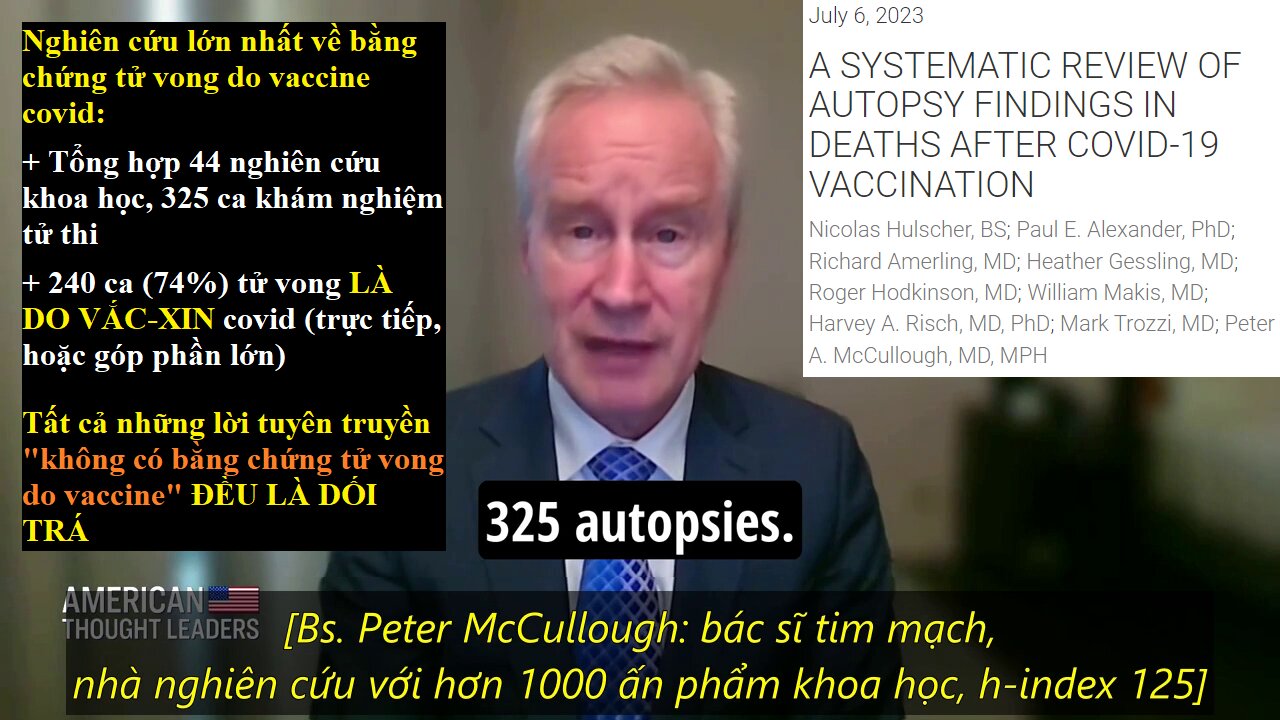 Nghiên cứu khoa học tổng hợp bằng chứng vacxin_covid gây tử vong