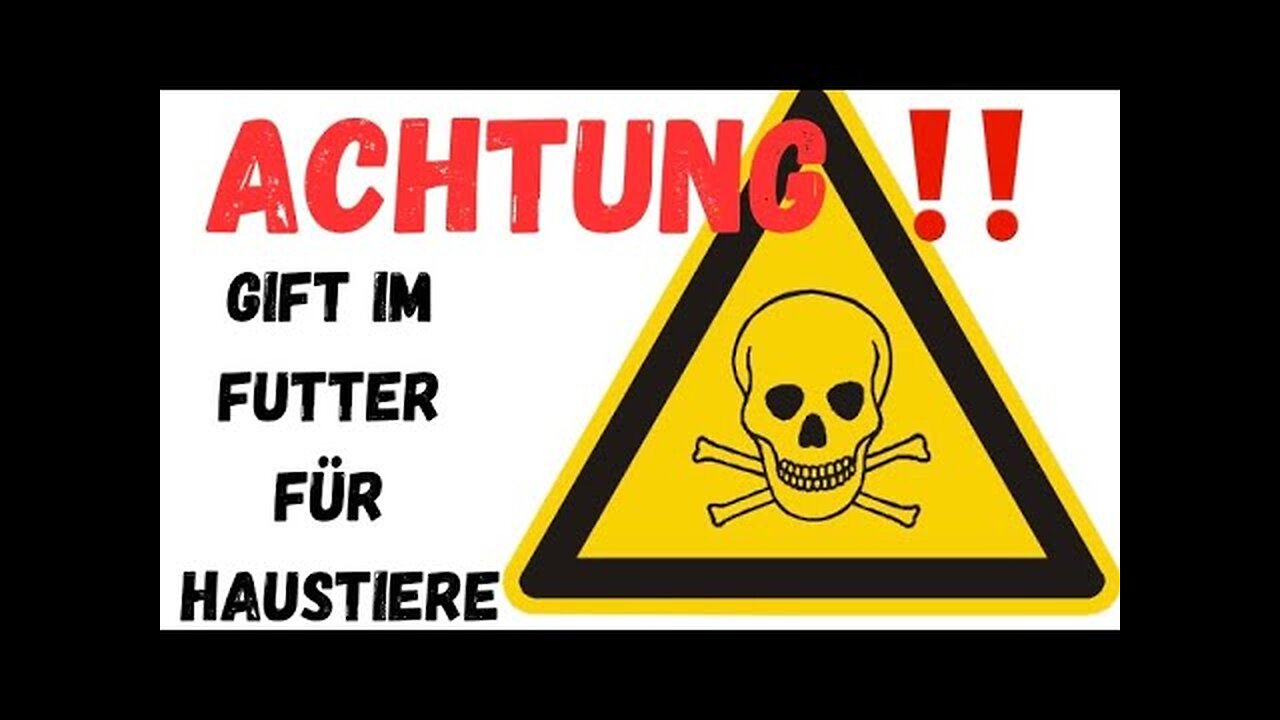 Gift im Tierfutter ๐ฉ!@Blickwinkel๐๐๐๐ COV ID1984