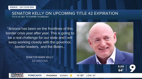 Senator Mark Kelly responds to Title 42