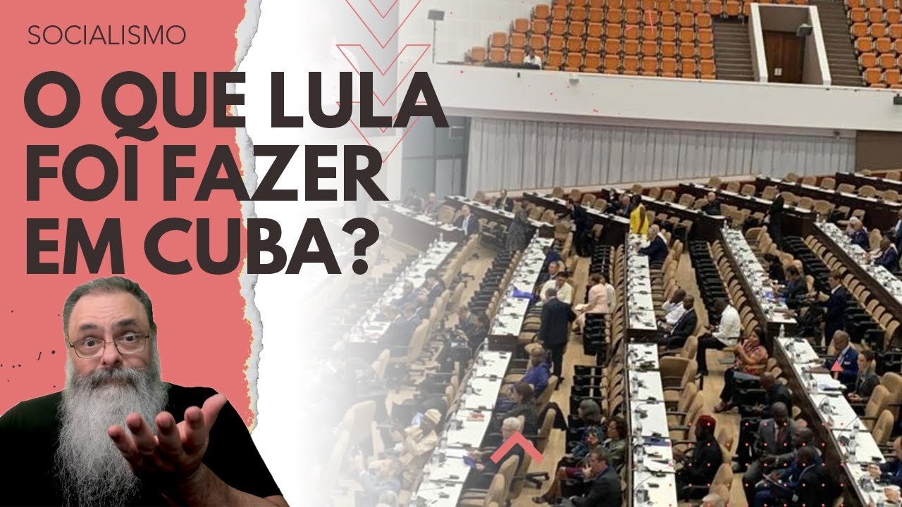 LULA vai a CUBA participar do "CLUBE dos DITADORES" em PLENÁRIO VAZIO só para PREJUDICAR o BRASIL