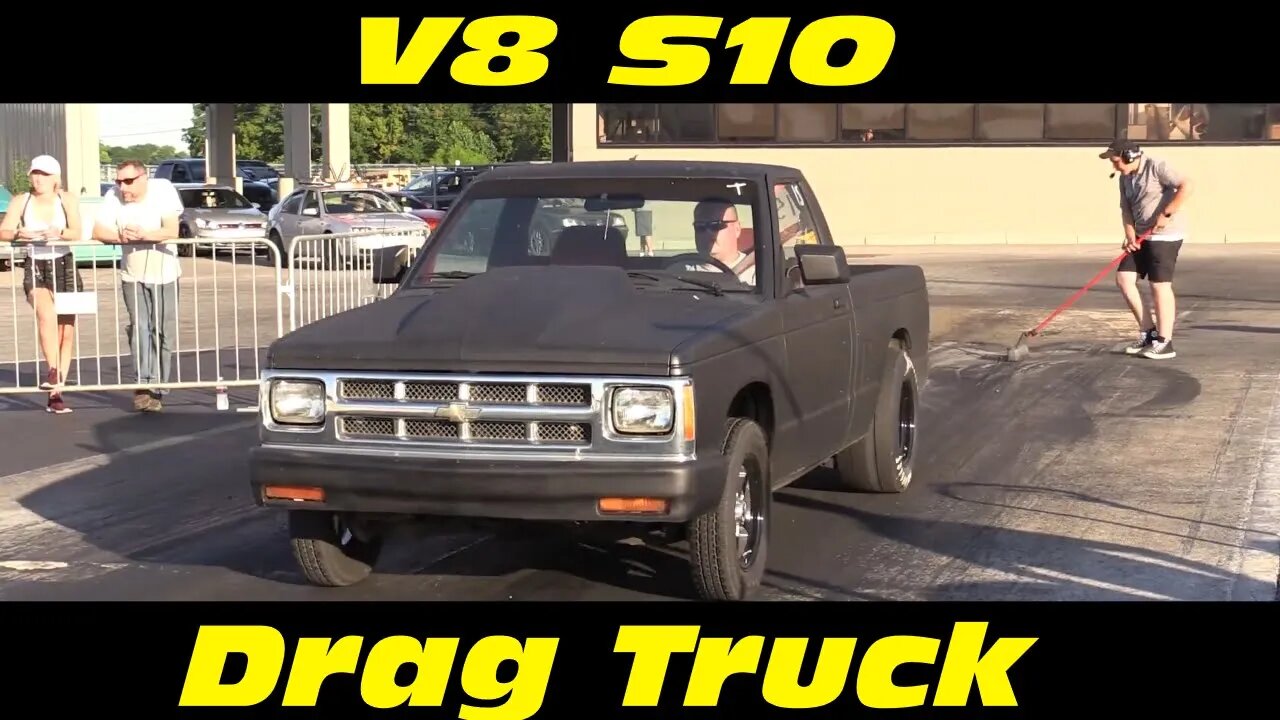 V8 S10 Drag Racing Wednesday Night TNT