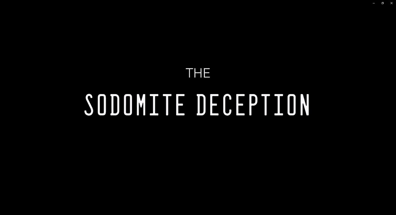 The Sodomite Deception