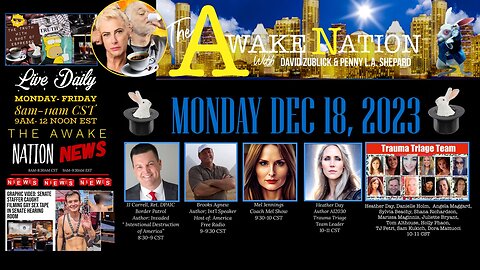 The Awake Nation 12.18.2023 Senate Staffer Records Himself Having Gay Sex In Chamber!